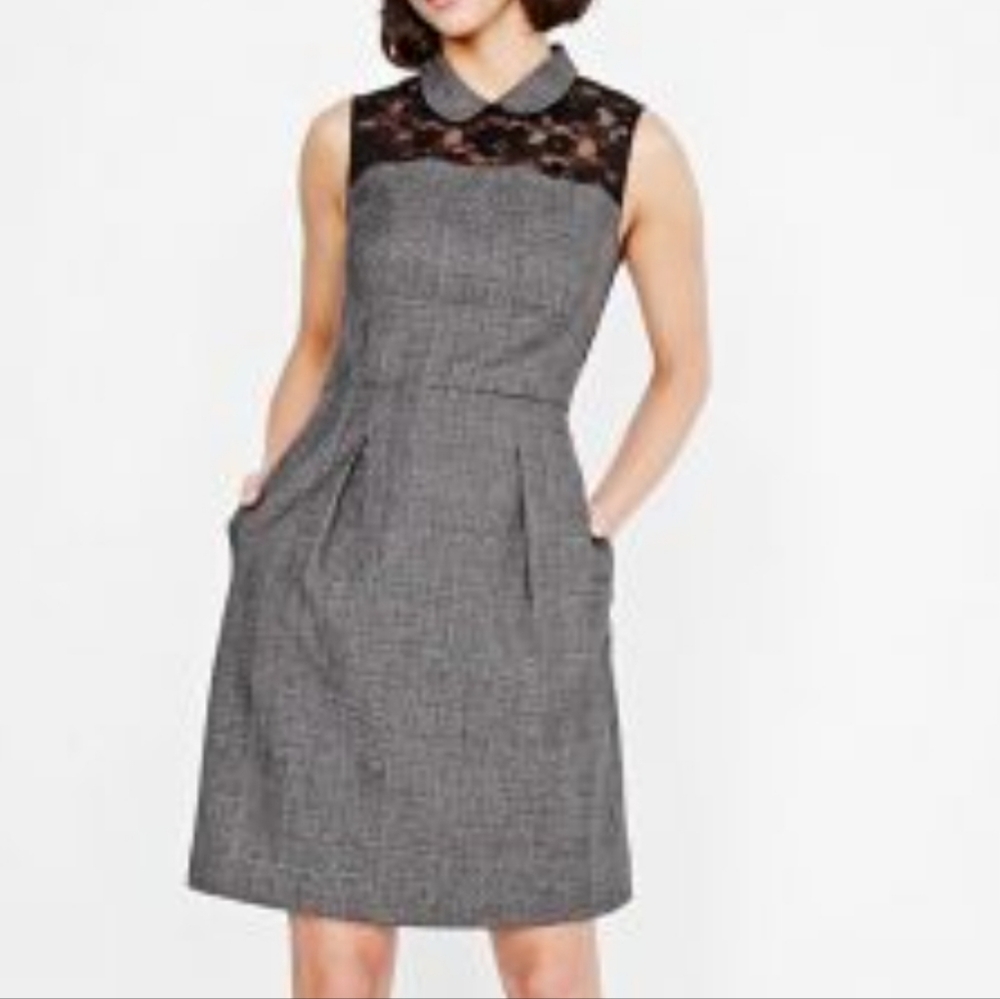 Super cute, RW&Co, grey gingham dress.